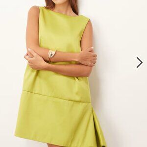 NWT ASOS satin a-line mini dress